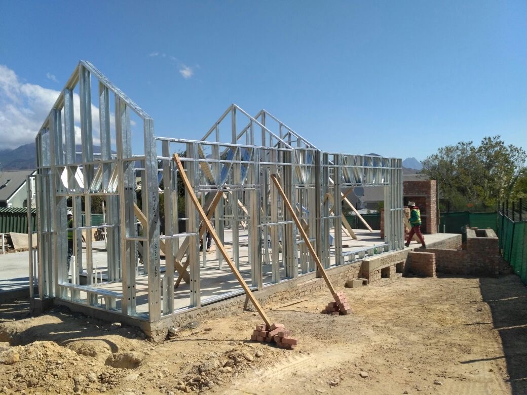 Building - the super structure going up