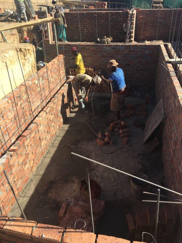 Building the cellar 20170307