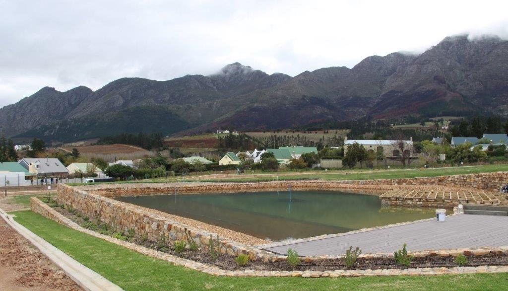 Eco estate communal pool