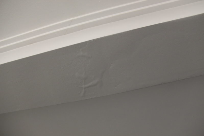 20201012 garage damp 20201012 Damp in garage ceiling overlooked by cowboy builder