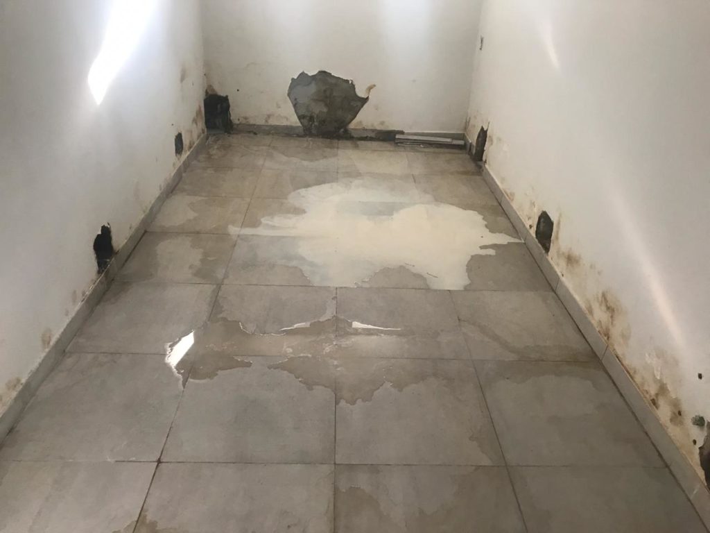 Building nightmare - poor build quality in cellar results in water ingress
