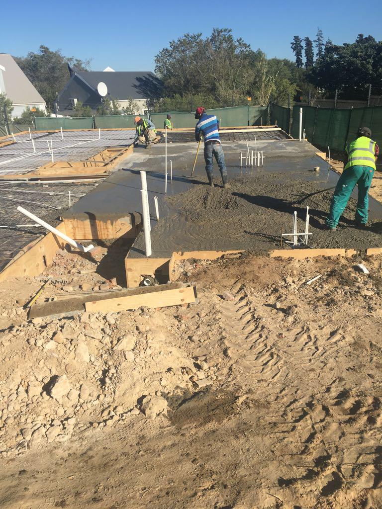 First concrete