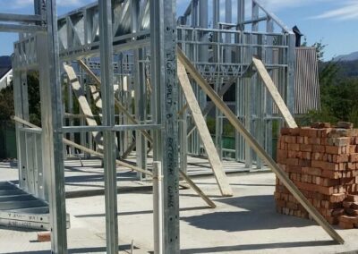 Light steel frame structure of sitting room