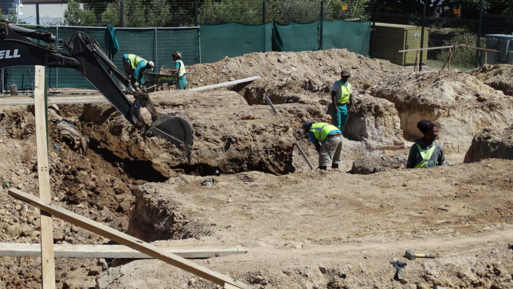 Foundation of an eco build