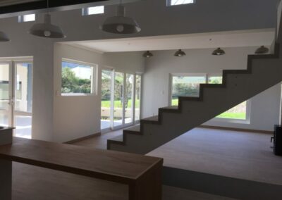 The whole living-entertainment area