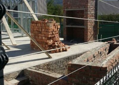 Building phase - Light steel structure installation