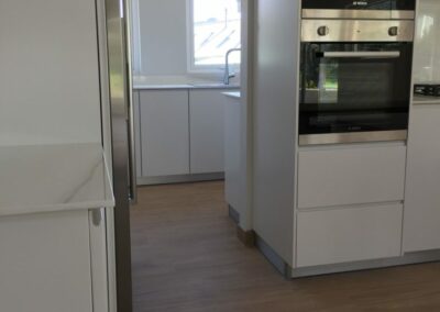 Kitchen through to the scullery